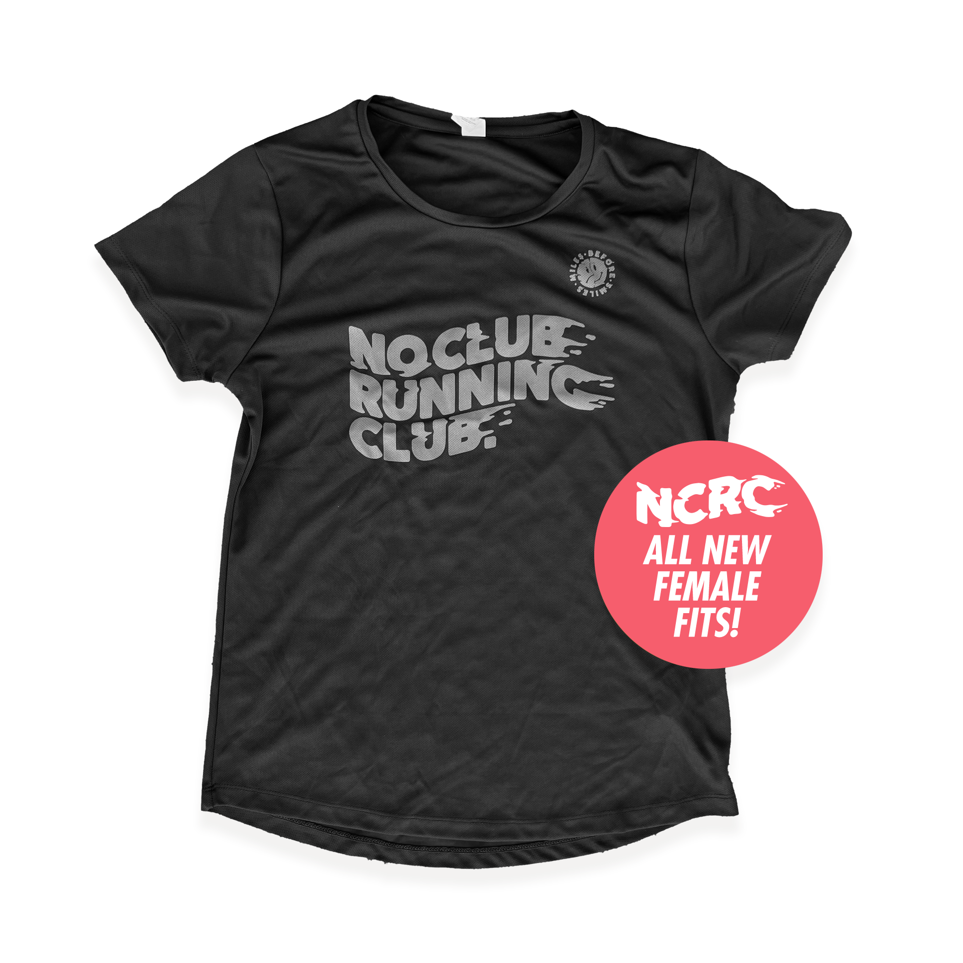 NCRC Female Fits: Autumn '23 - Limited Edition Short Sleeve Tee - Skelly - Black
