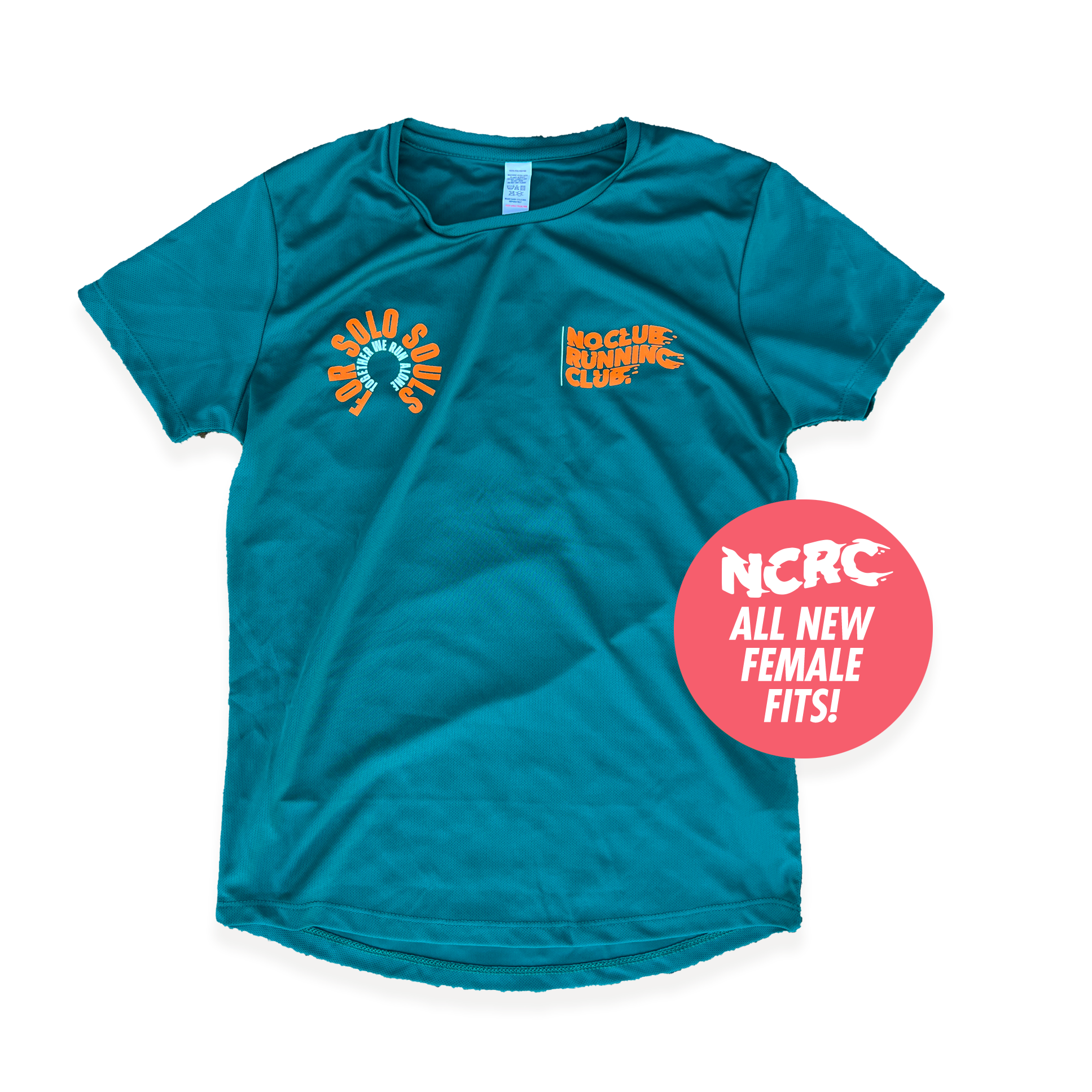 NCRC Female Fits: Autumn '23 - Limited Edition Short Sleeve Tee - Solo Souls - Jade