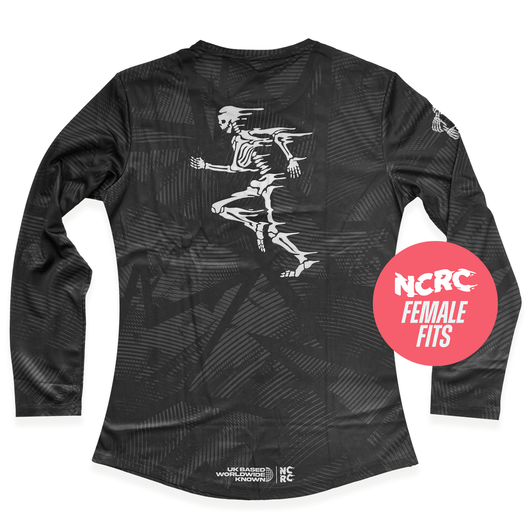 NCRC Essentials V2: Female Fits -  Long Sleeve Training Jersey - Black