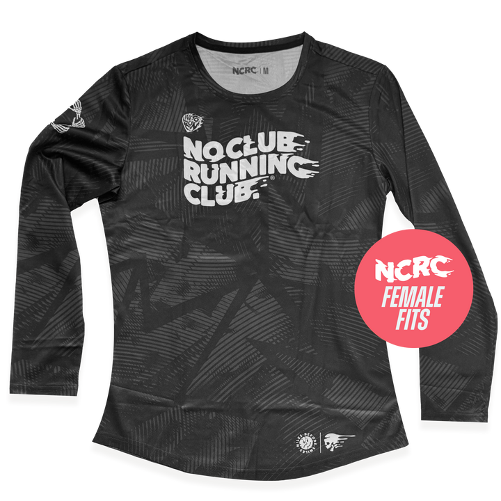 NCRC Essentials V2: Female Fits -  Long Sleeve Training Jersey - Black