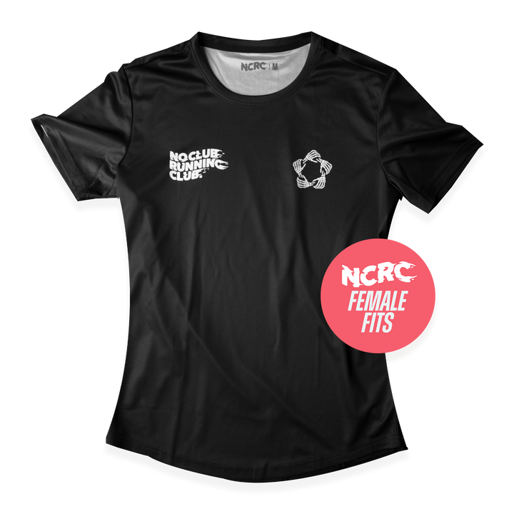 NCRC Essentials V3: Female Fits -  Short Sleeve Training Jersey - Black