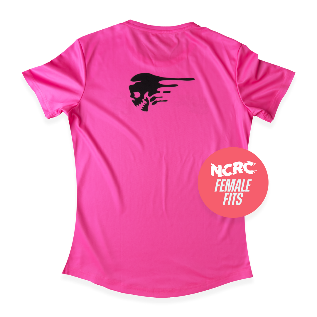 NCRC Essentials V3: Female Fits -  Short Sleeve Training Jersey - Fluro Pink