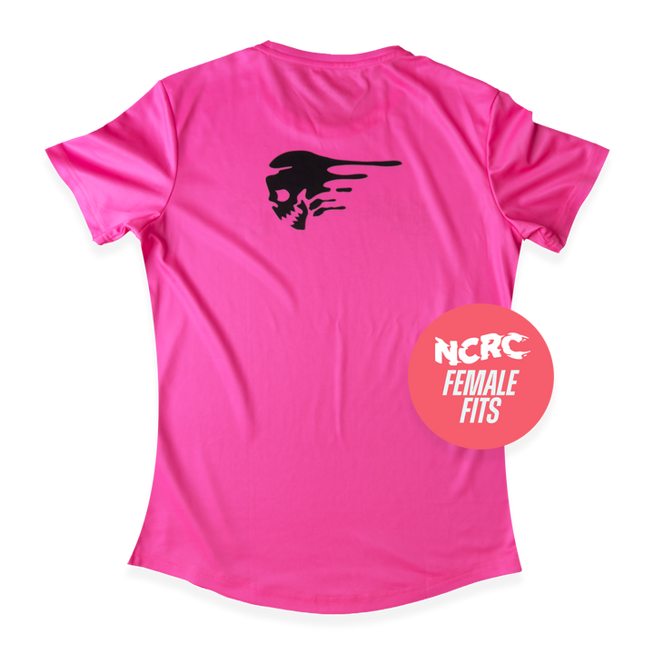 NCRC Essentials V3: Female Fits -  Short Sleeve Training Jersey - Fluro Pink