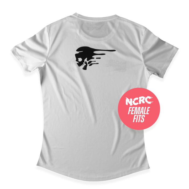 NCRC Essentials V3: Female Fits -  Short Sleeve Training Jersey - White