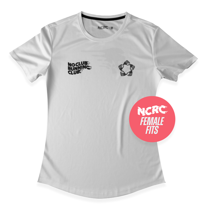 NCRC Essentials V3: Female Fits -  Short Sleeve Training Jersey - White