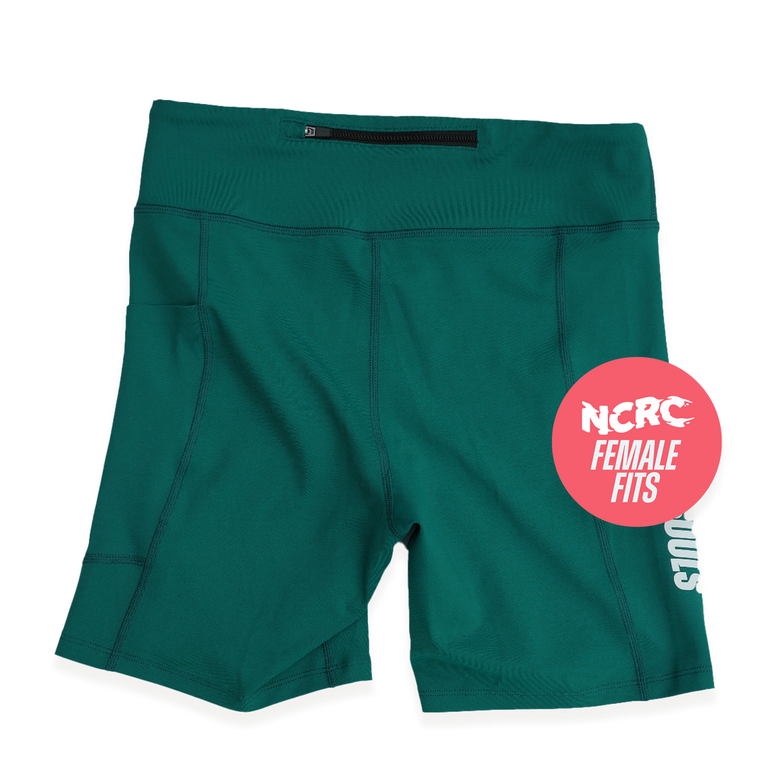 NCRC: Female Fits:  Lycra Half Racing Tights - Jade