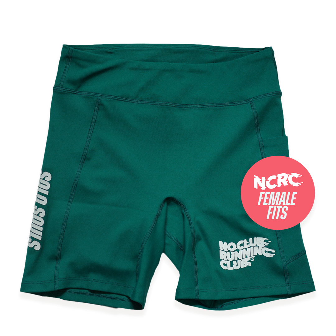 NCRC: Female Fits:  Lycra Half Racing Tights - Jade