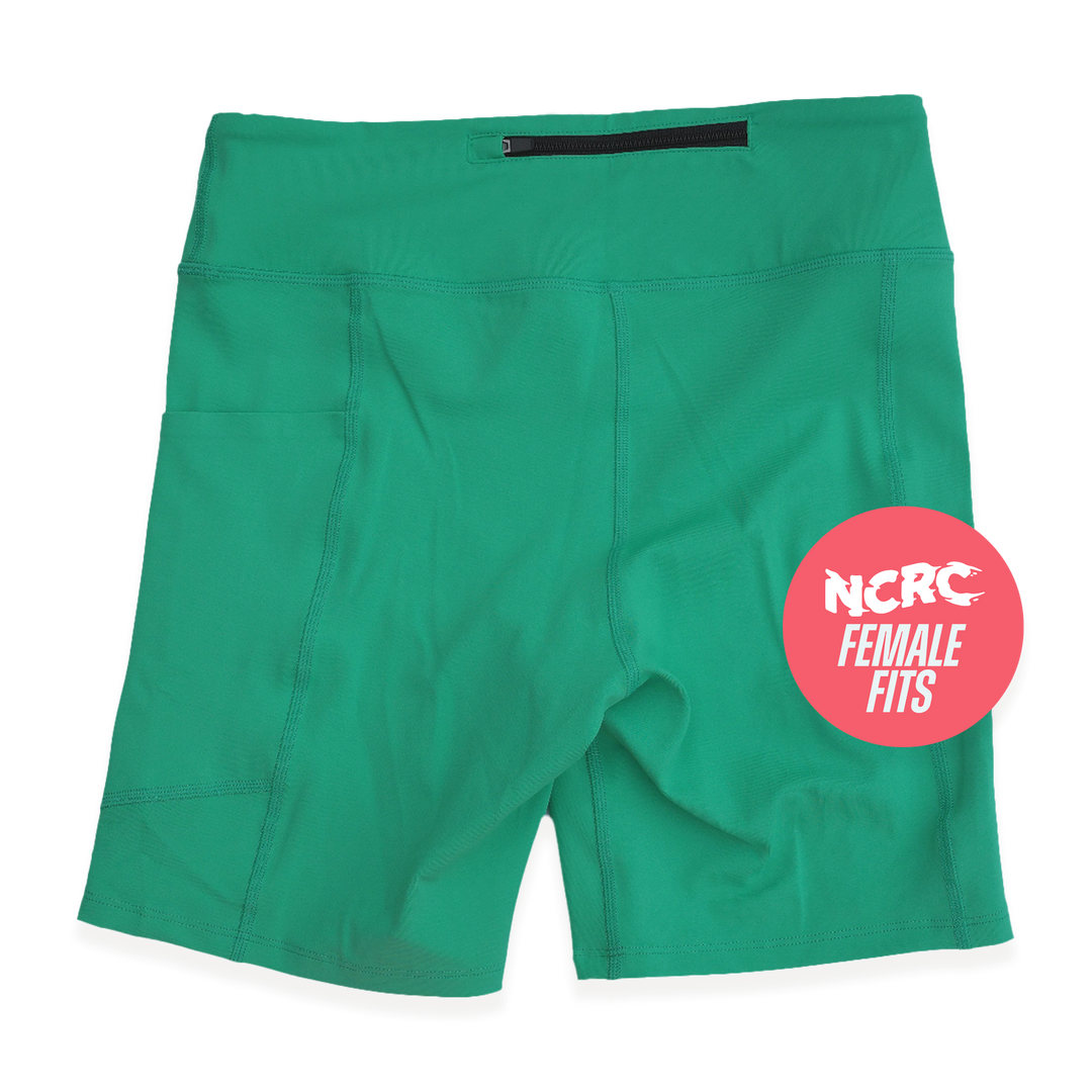 NCRC: Female Fits:  Lycra Half Racing Tights - Mint