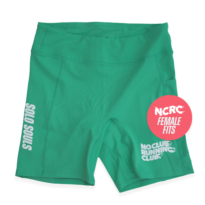 NCRC: Female Fits:  Lycra Half Racing Tights - Mint