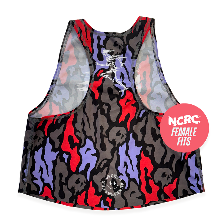 NCRC Female Fits:  Pop Up Exclusives! Female Fits - Loose Crop Training Singlet - Camo