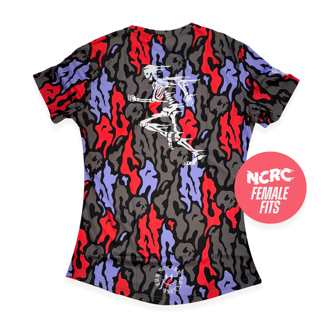 NCRC Female Fits:  Pop Up Exclusives! - Short Sleeve Training Jersey - Camo
