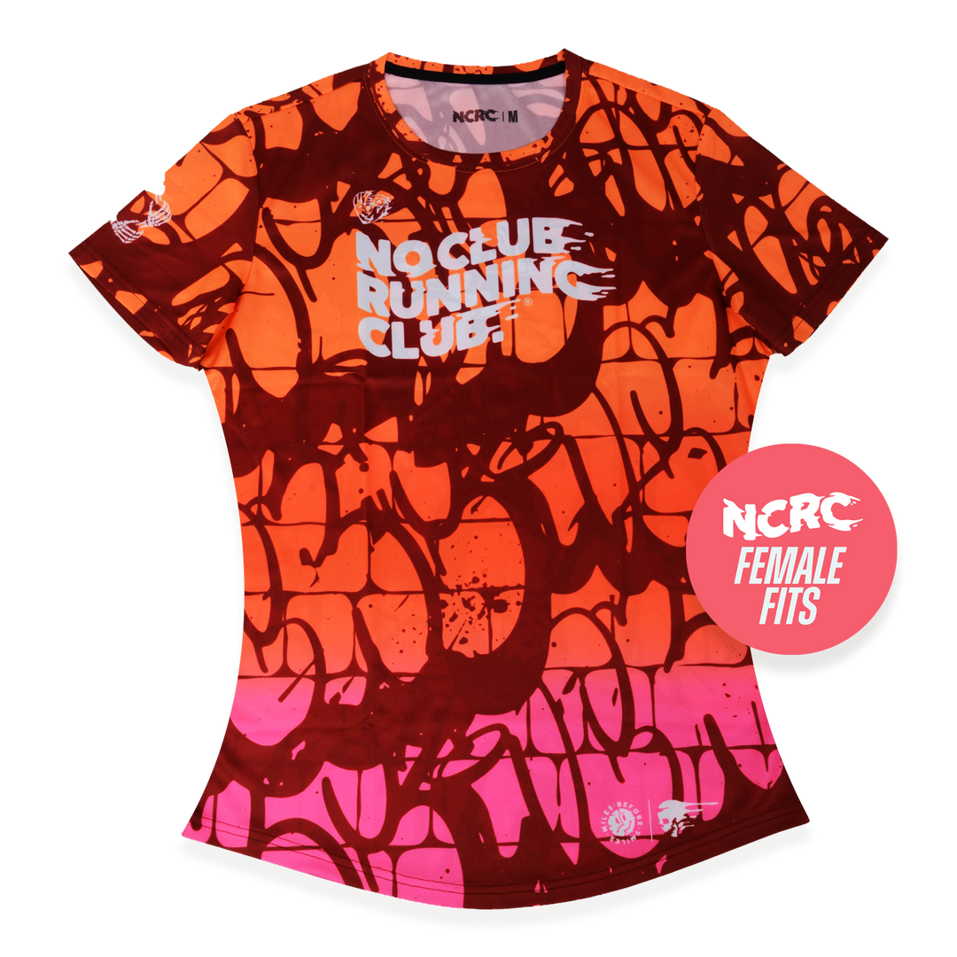 NCRC Female Fits: Brick By Brick - Short Sleeve Training Jersey - Blended Orange