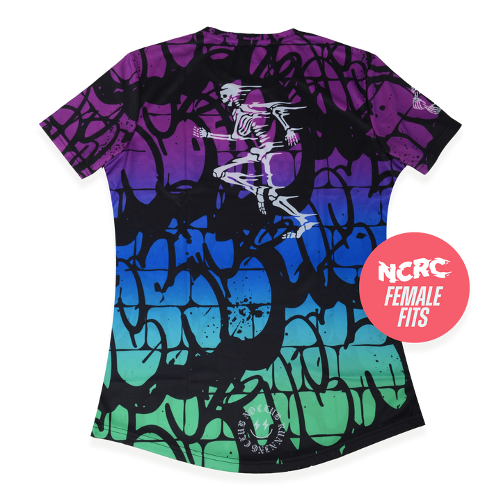 NCRC Female Fits: Brick By Brick - Short Sleeve Training Jersey - Blended Purple