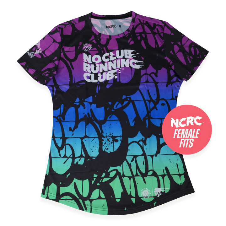 NCRC Female Fits: Brick By Brick - Short Sleeve Training Jersey - Blended Purple