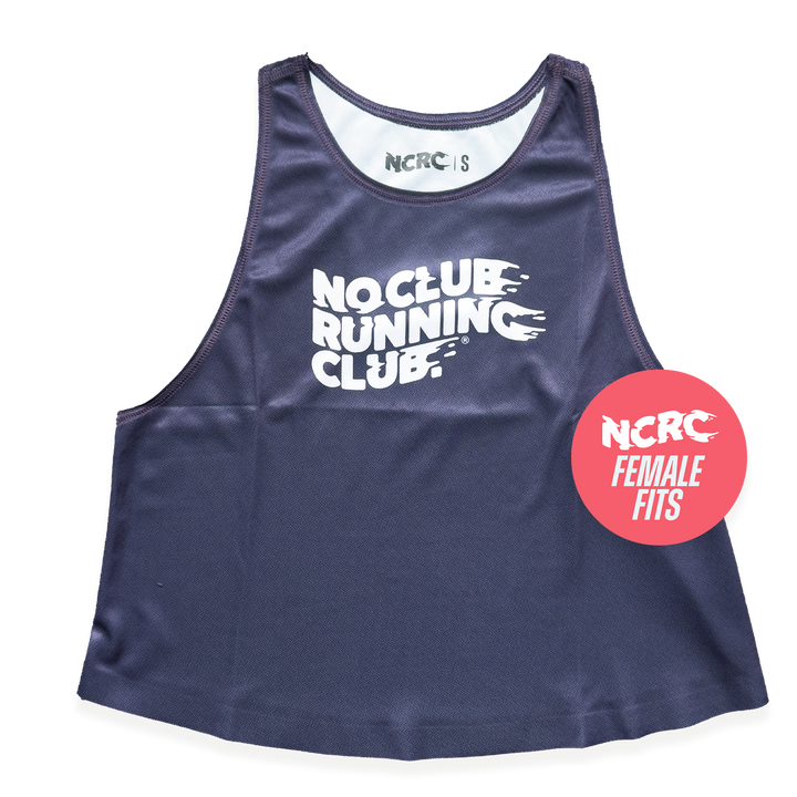 NCRC Essentials V3: Female Fits - Loose Crop Training Singlet - Purple Grape