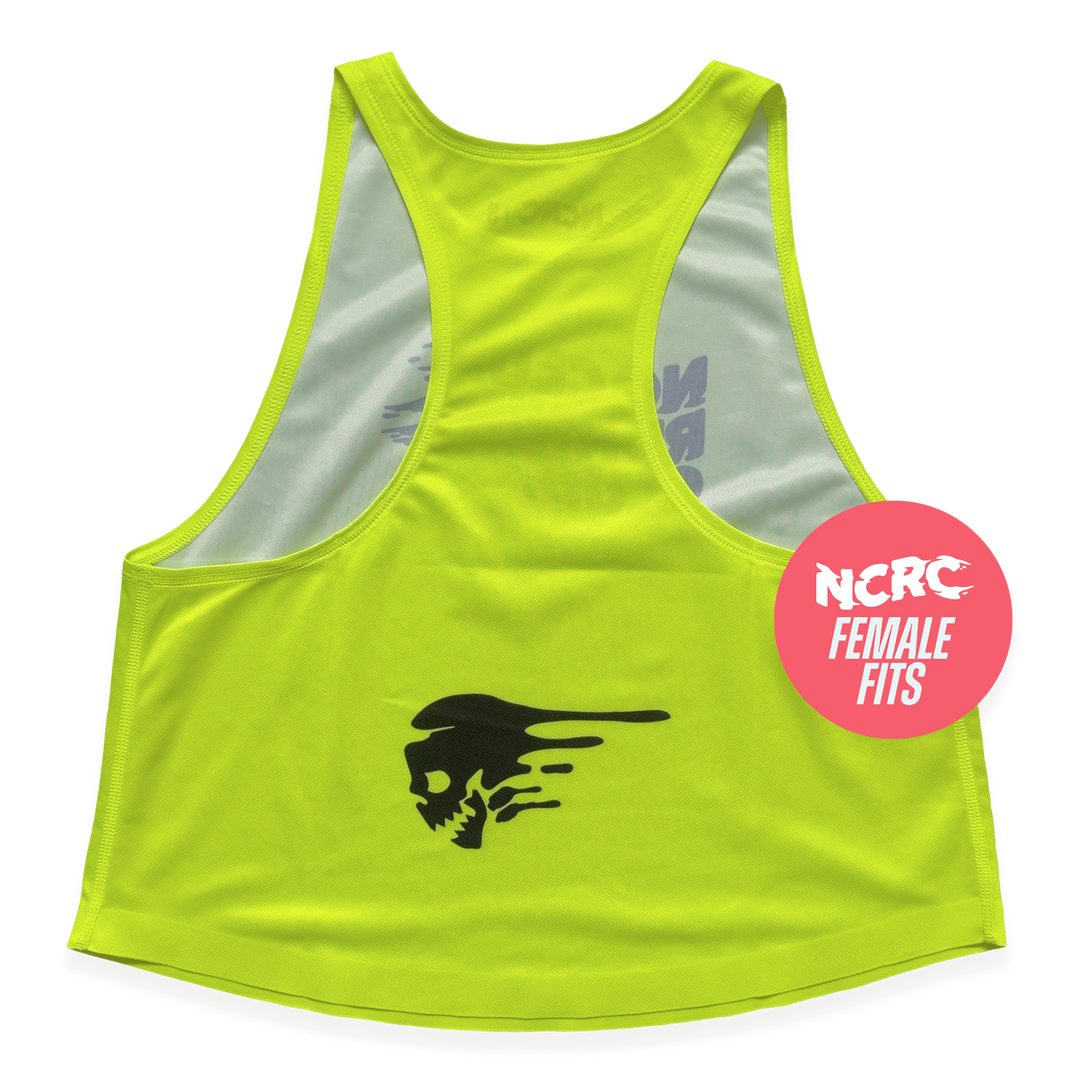 NCRC Essentials V3: Female Fits - Loose Crop Training Singlet - Volt