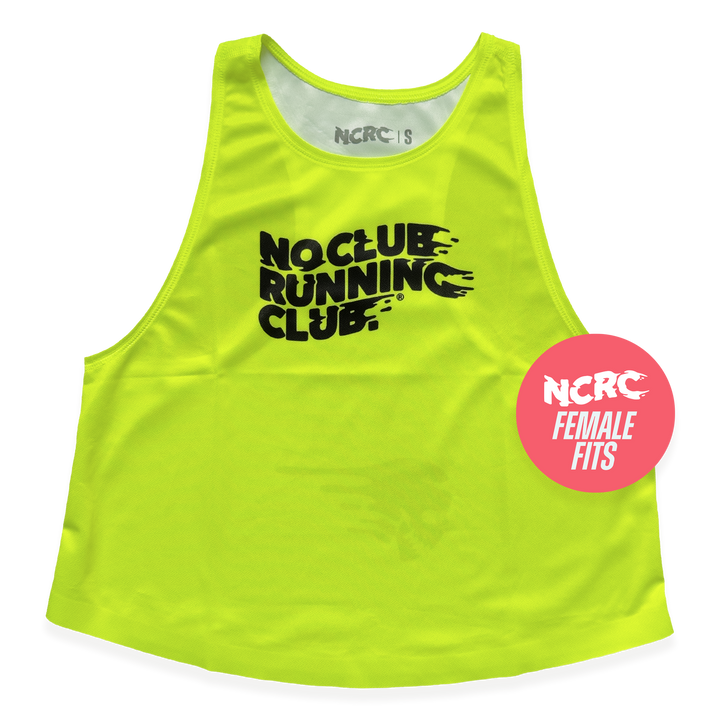 NCRC Essentials V3: Female Fits - Loose Crop Training Singlet - Volt
