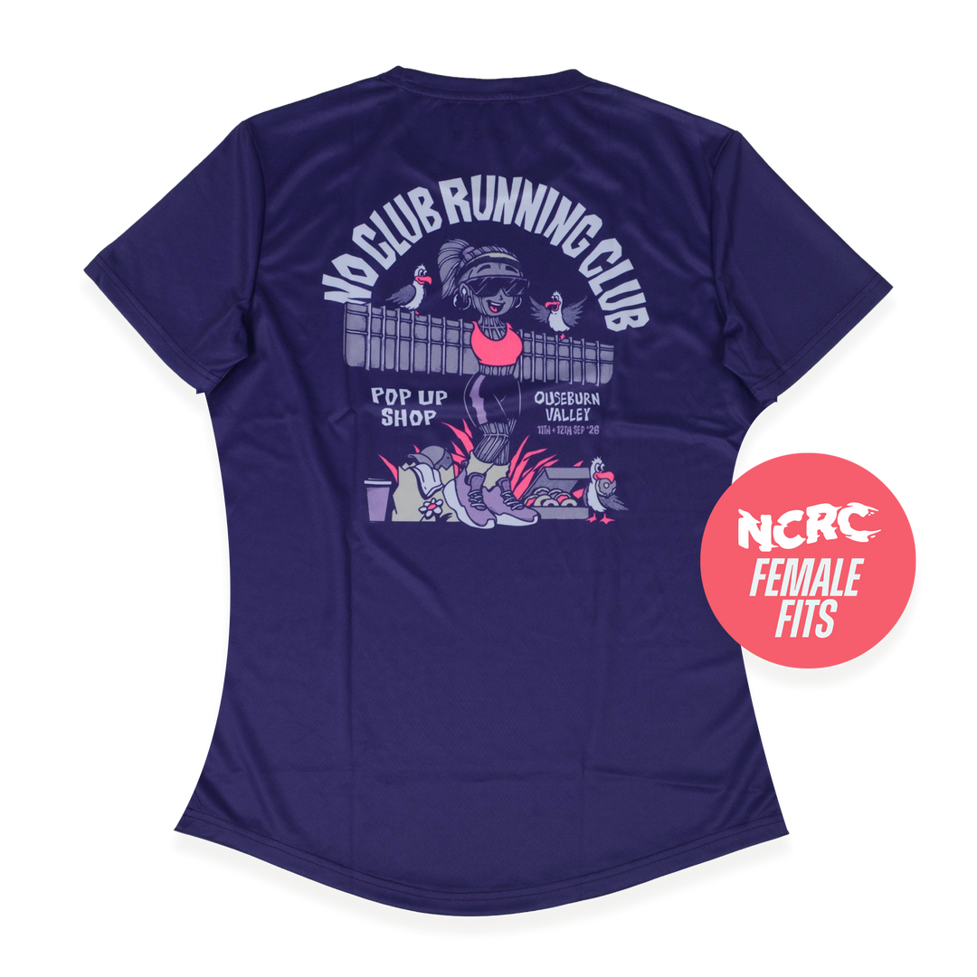 NCRC Female Fits: Pop Up Exclusives! - Angel - Short Sleeve Training Jersey - Purple