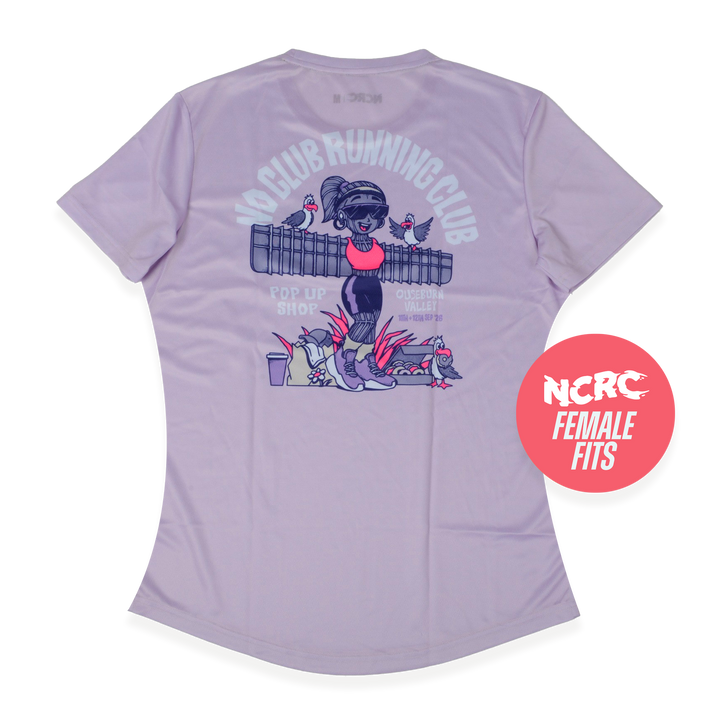 NCRC Female Fits: Pop Up Exclusives! - Angel - Short Sleeve Training Jersey - Lavender