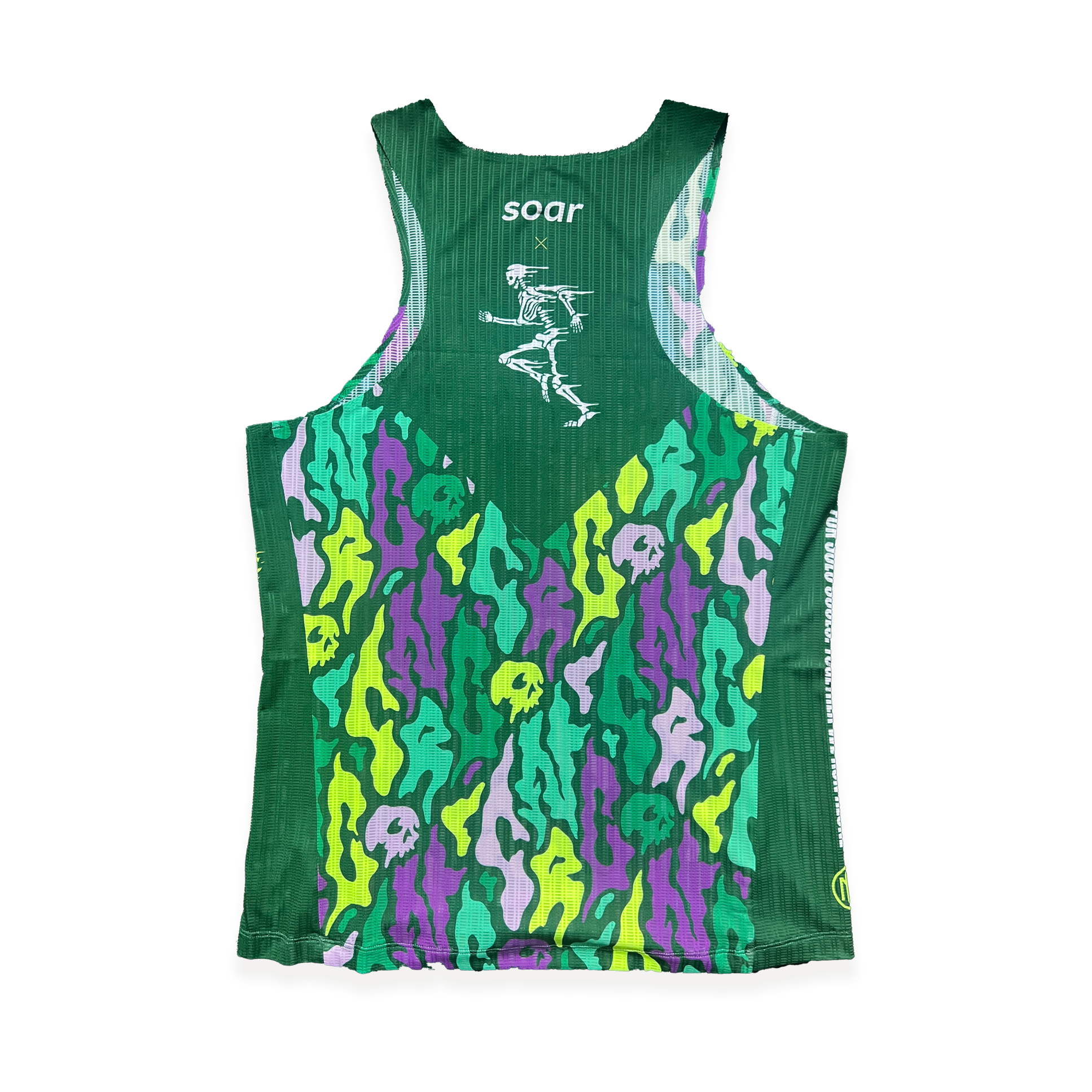 Unisex Fits - Soar x NCRC Racing Singlet Summer '23 - Forest Green/Purple/Lime/Mint