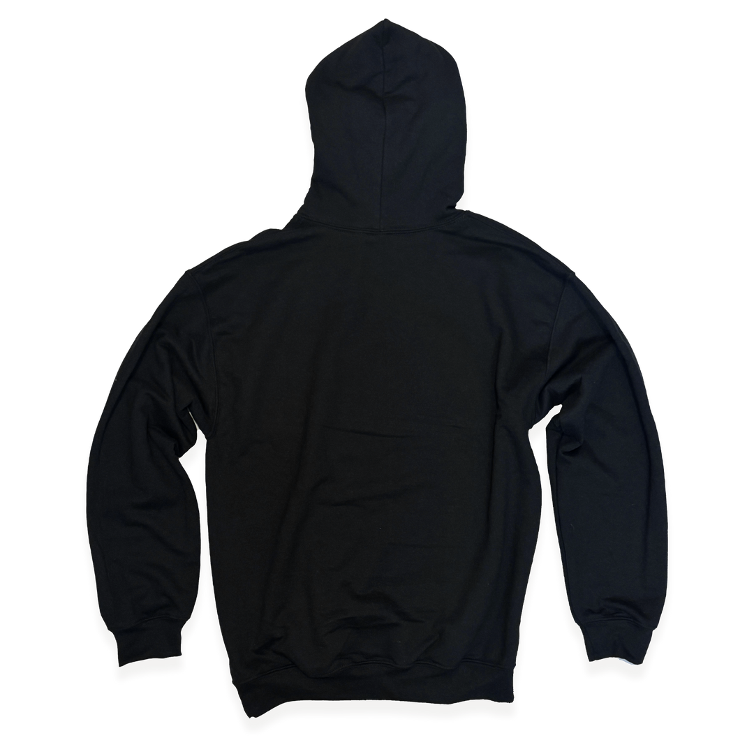 NCRC Unisex Fits:  ALL CAPS - DryBlend Pullover Hoodie - Black/Grey