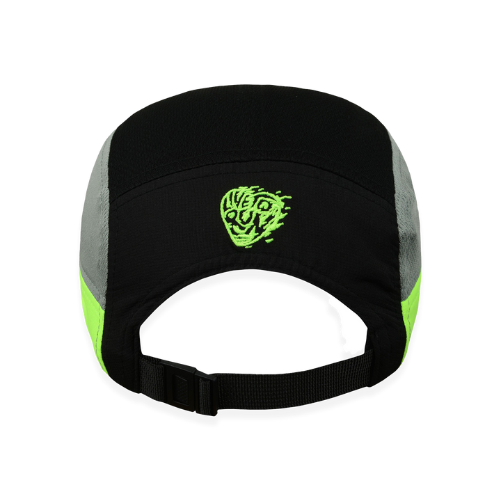 NCRC Headwear -  Short Peak Cap Summer '25 - Grey/Black/Volt Yellow