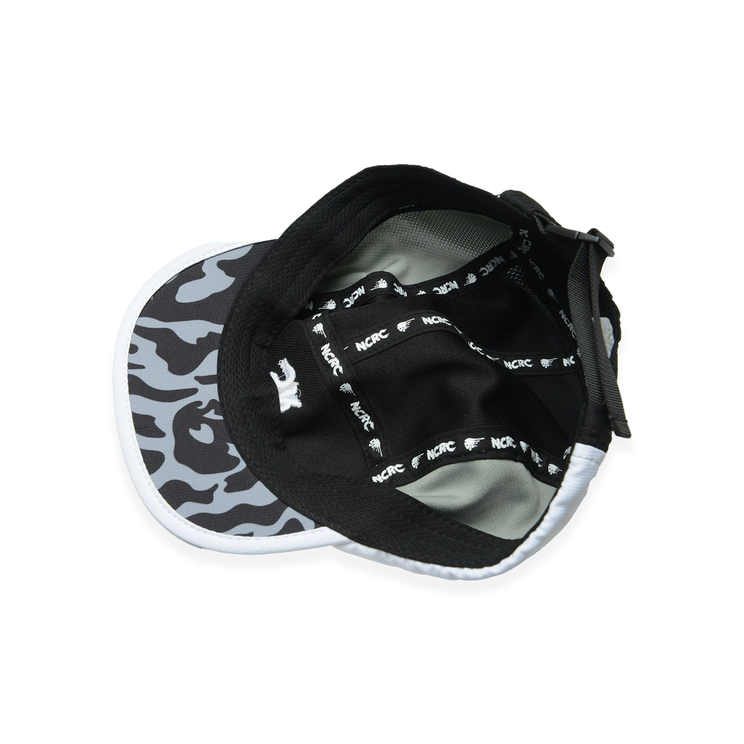 NCRC Headwear -  Short Peak Cap Summer '25 - Grey/Black/White