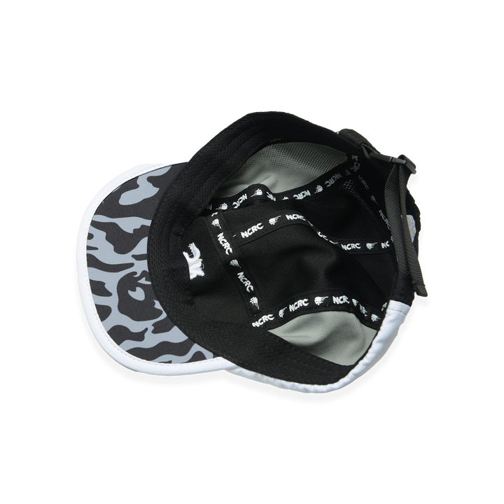 NCRC Headwear -  Short Peak Cap Summer '25 - Grey/Black/White
