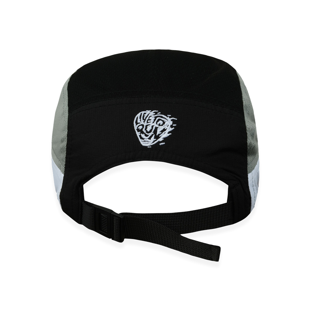 NCRC Headwear -  Short Peak Cap Summer '25 - Grey/Black/White