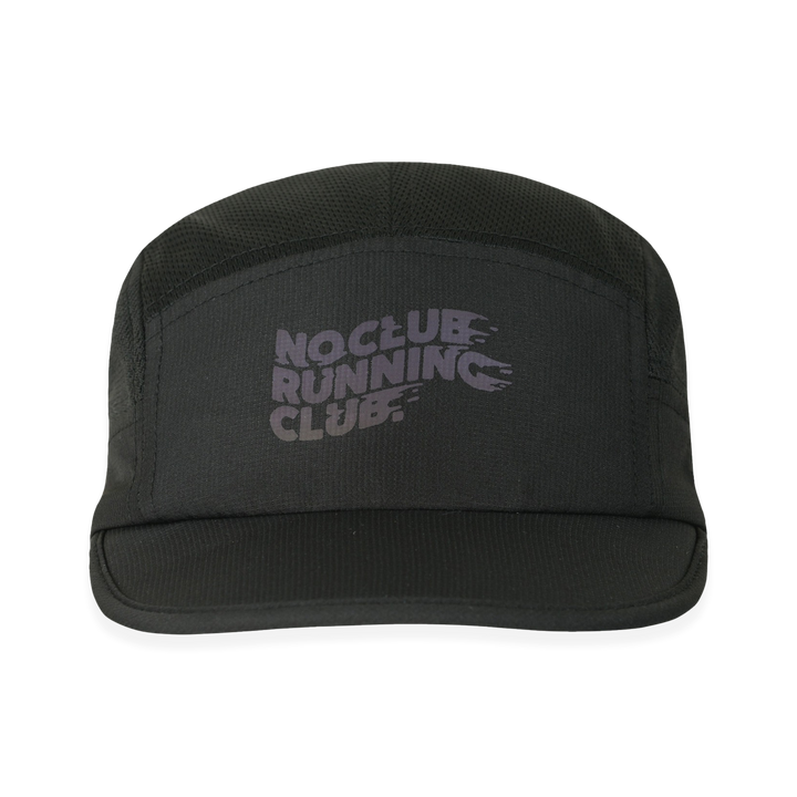 NCRC Headwear -  Pop Up Exclusives! Short Peak Cap Black On Black With Iridescent Branding