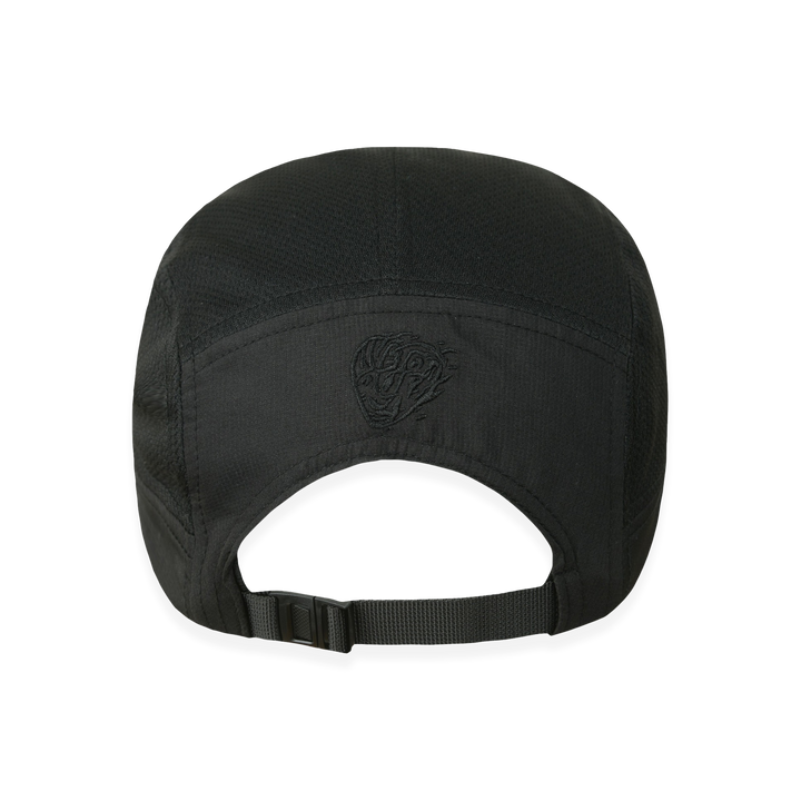 NCRC Headwear -  Pop Up Exclusives! Short Peak Cap Black On Black With Iridescent Branding