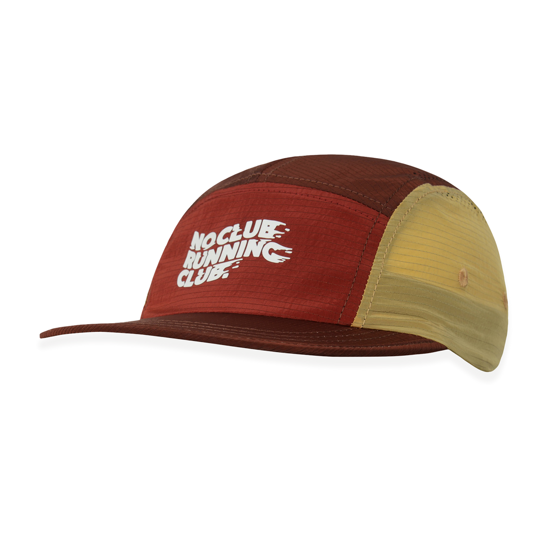 NCRC Headwear -  Lightweight Ripstop Cap Summer '26 - Burgundy/Cocoa/Coffee