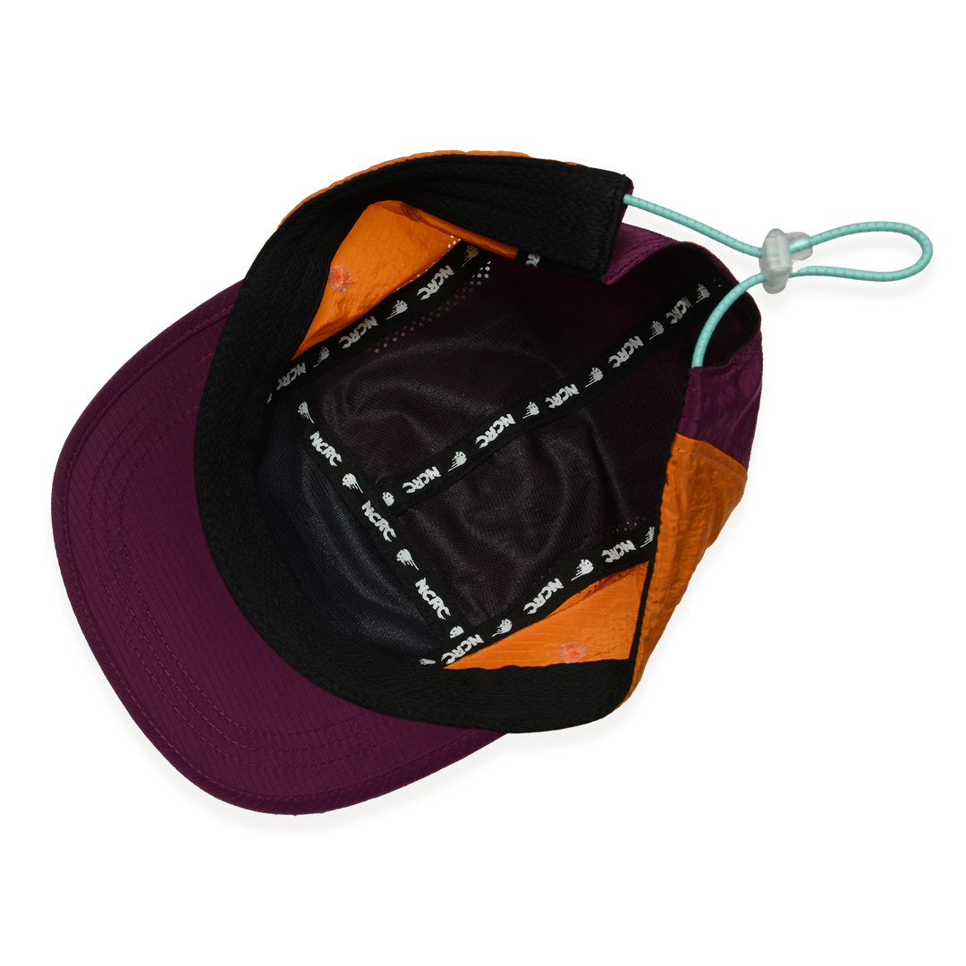 NCRC Headwear -  Lightweight Ripstop Cap Summer '26 - Navy/Purple/Orange