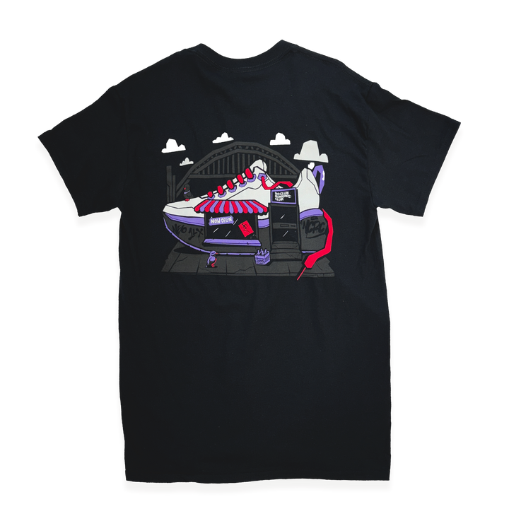 NCRC Unisex Fits:  Pop Up Exclusives!  -  Ouseburn - Black 100% Cotton Lifestyle T-Shirt