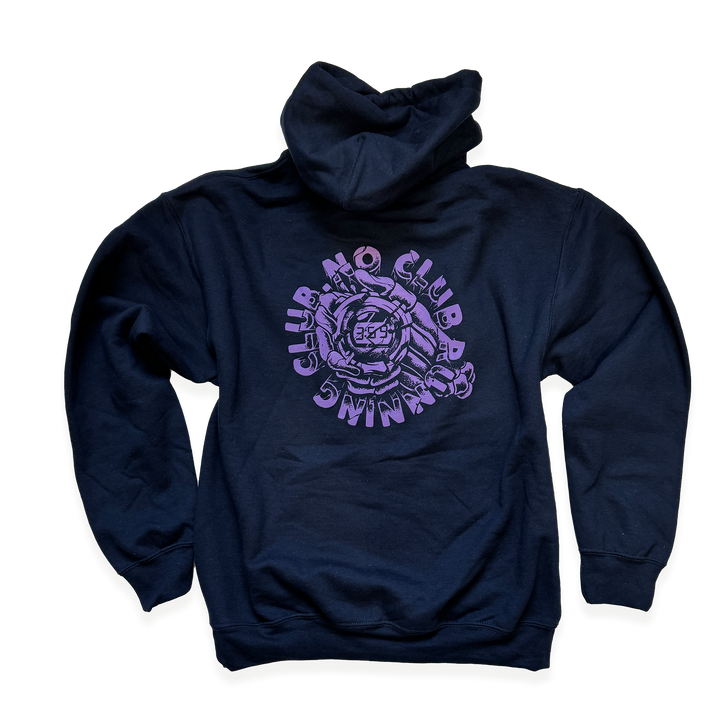 NCRC Unisex Fits:  STOPWATCH - Dryblend Pullover Hoodie - Navy