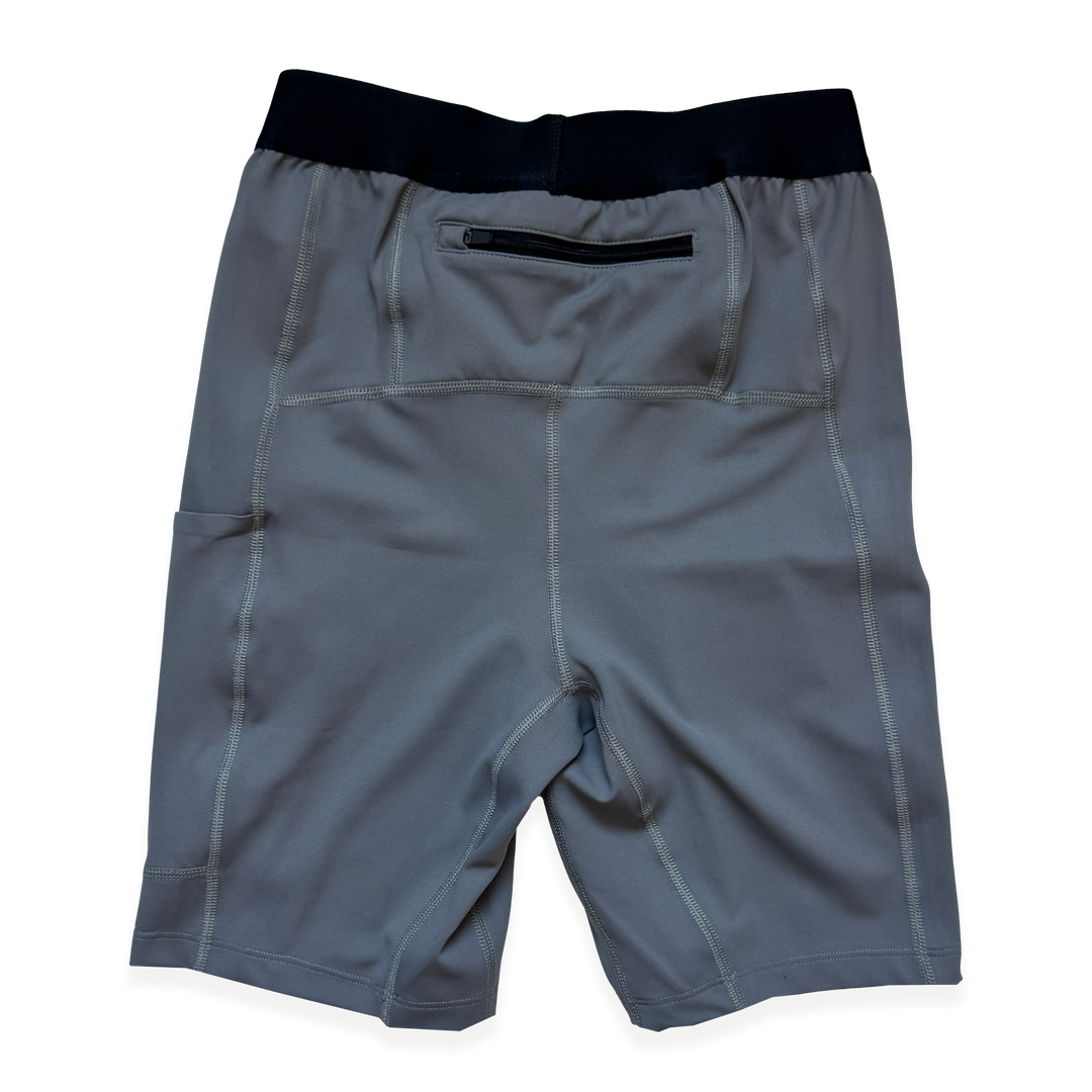 NCRC: Unisex  Fits:  Lycra Half Racing Tights - Charcoal