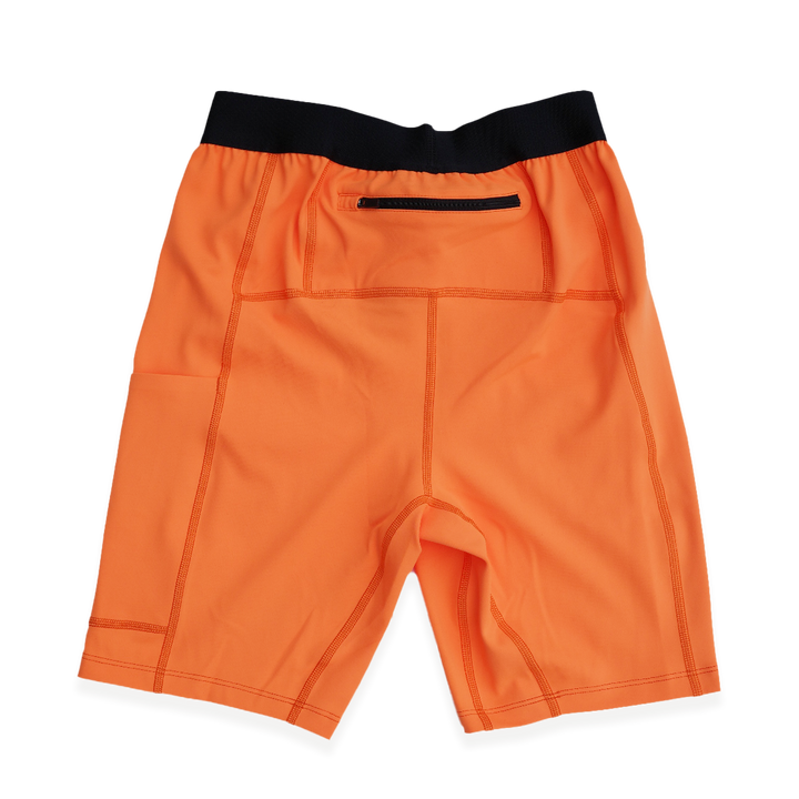 NCRC: Unisex  Fits:  Lycra Half Racing Tights - Fluro Orange