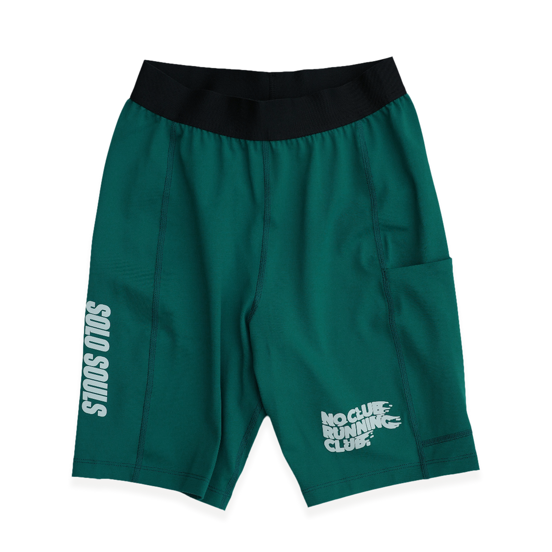 NCRC: Unisex  Fits:  Lycra Half Racing Tights - Jade