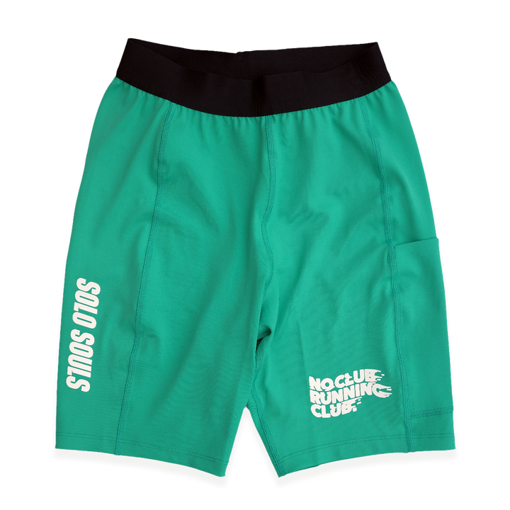 NCRC: Unisex  Fits:  Lycra Half Racing Tights - Mint