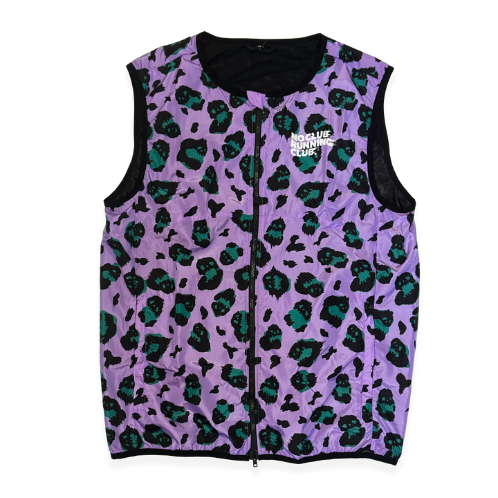 NCRC: Premium Super Soft Packable Gilet  - Animal Style - Lavender/Teal
