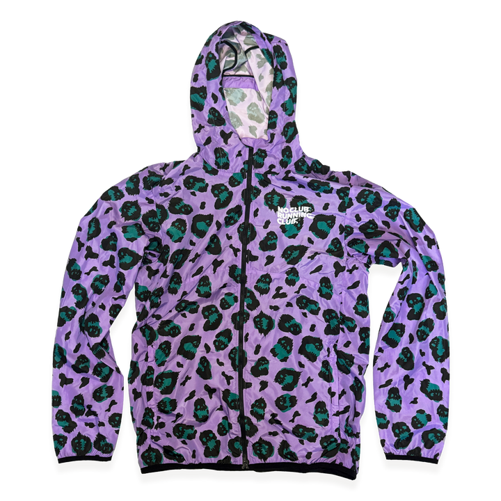 NCRC: Premium Super Soft Packable Windbreaker Jacket  -Animal Style - Lavender/Teal
