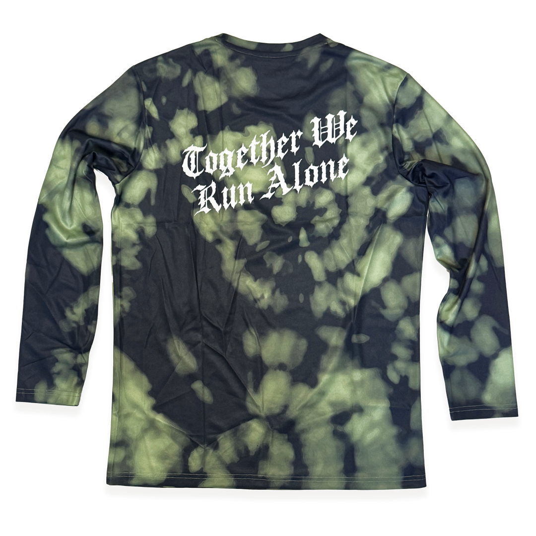 NCRC: Unisex Fits: Solo Souls V2 -  Long Sleeve Training Jersey - Bleach Dyed - Algae