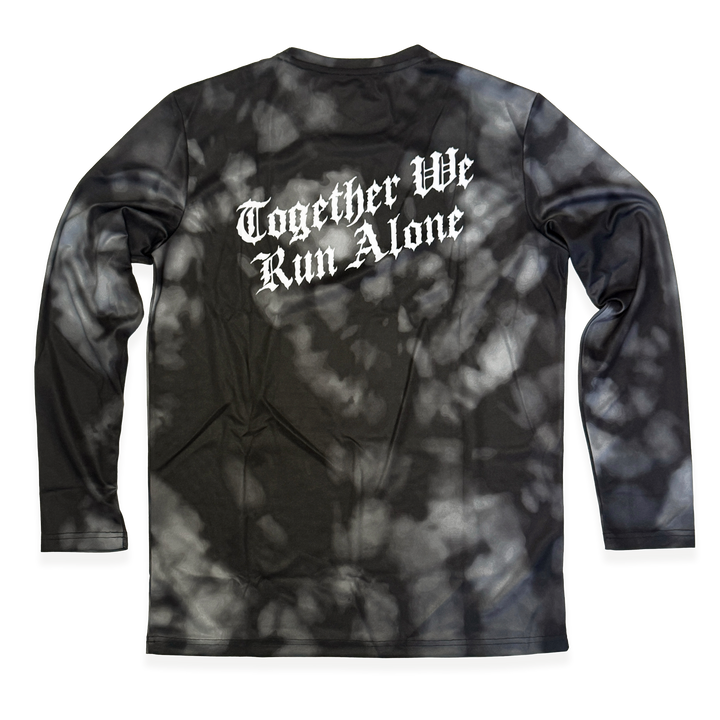 NCRC: Unisex Fits: Solo Souls V2 -  Long Sleeve Training Jersey - Bleach Dyed - Gravel