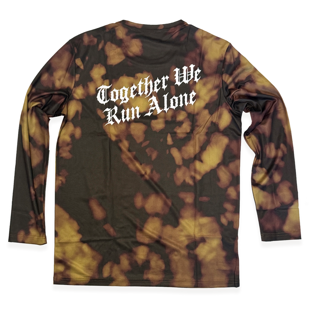 NCRC: Unisex Fits: Solo Souls V2 -  Long Sleeve Training Jersey - Bleach Dyed - Mulch
