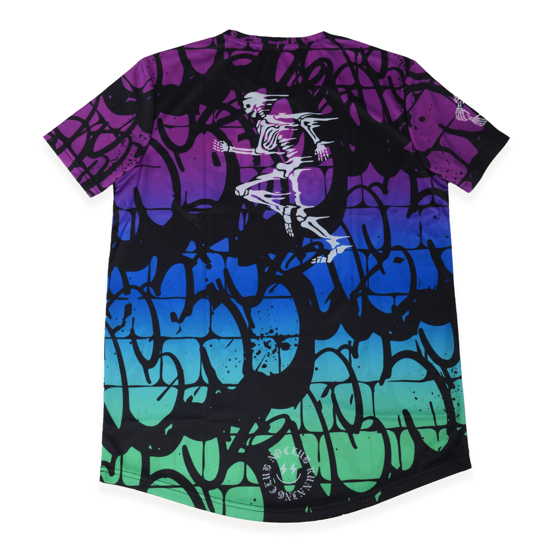 NCRC Unisex Fits: Brick By Brick - Short Sleeve Training Jersey - Blended Purple