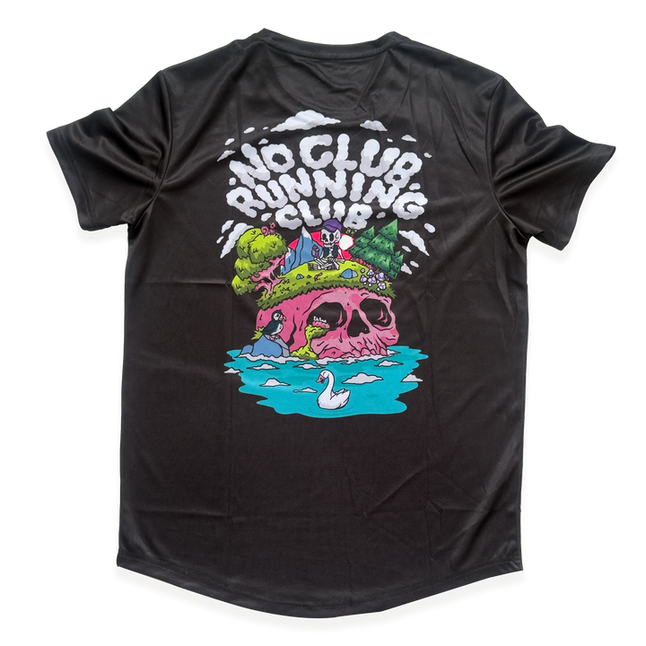 NCRC Unisex Fits:  Great Outdoors - Short Sleeve Training Jersey - Sunset / Black