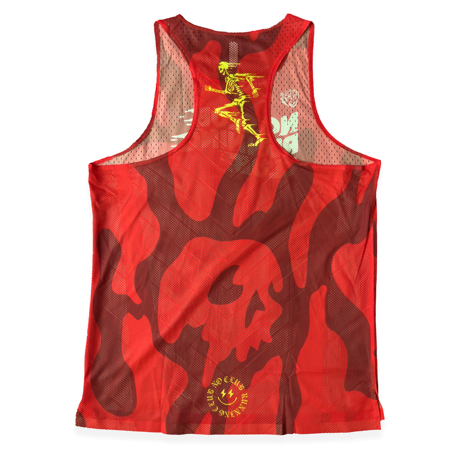 NCRC + : Unisex Fits - Race Day Singlet 2026 - Tonal Camo - Red/Yellow ...