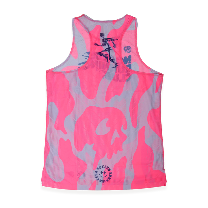 NCRC Unisex Fits: Pop Up Exclusives! - Race Day Singlet 2026 - Tonal Camo - Fluro Pink/Lavender/Purple