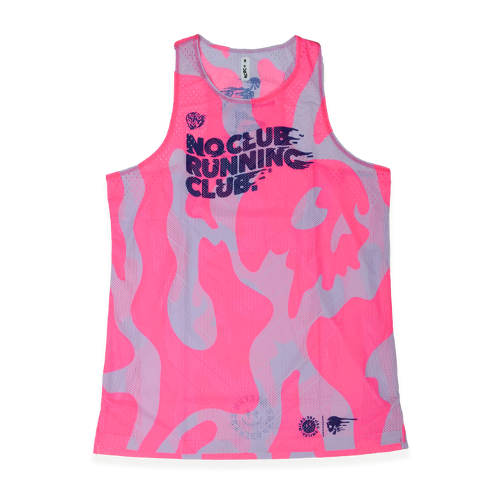 NCRC Unisex Fits: Pop Up Exclusives! - Race Day Singlet 2026 - Tonal Camo - Fluro Pink/Lavender/Purple