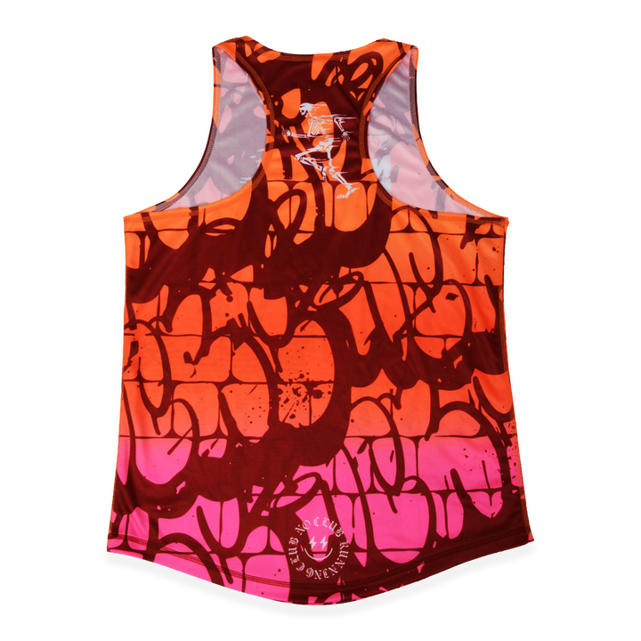 NCRC Unisex Fits:  Brick By Brick - Training Singlet - Blended Orange